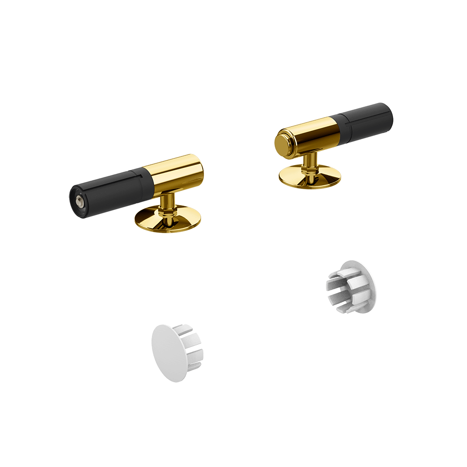 Gessi Wc Seat Hinge 39184 in Gold Pvd