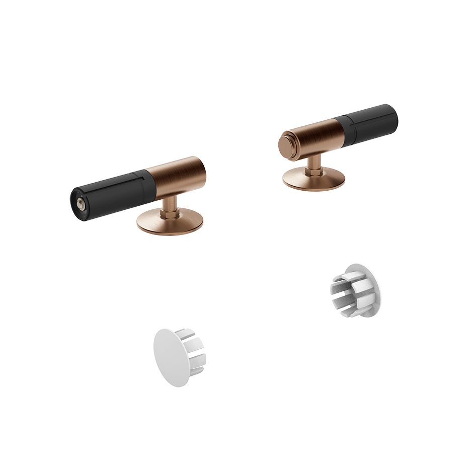Gessi Wc Seat Hinge 39184 in Copper Brushed Pvd