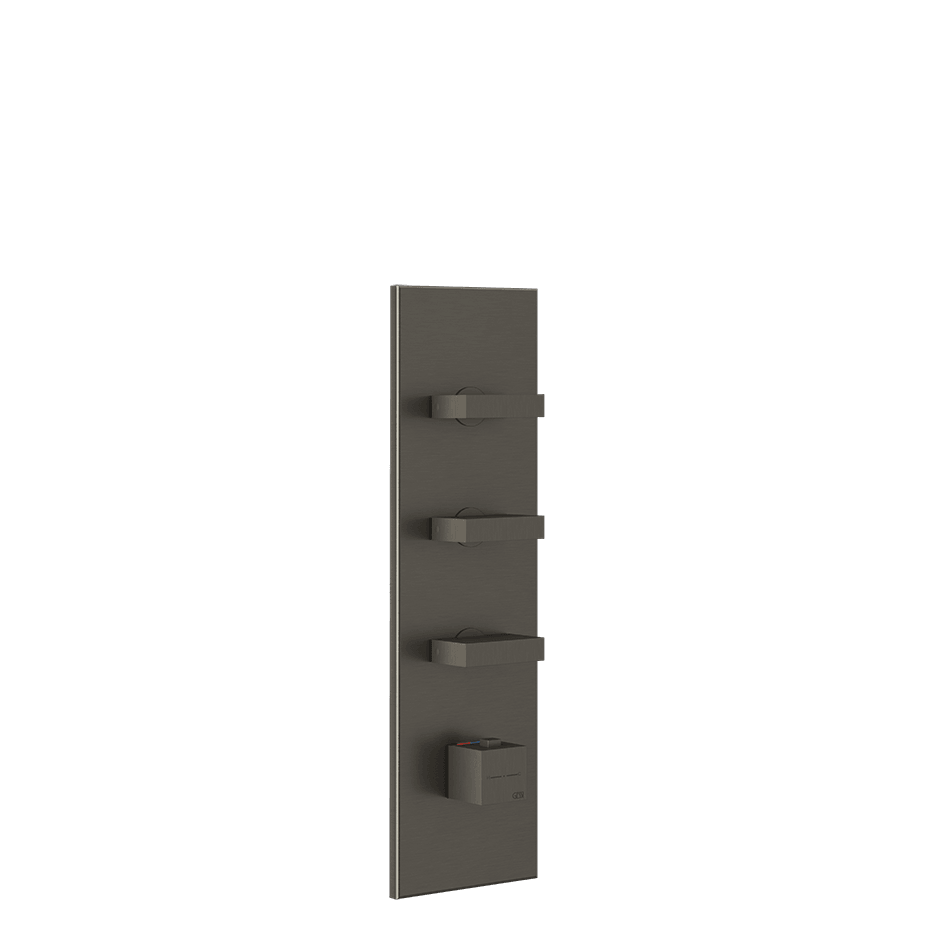 Gessi Shower Mixer 43026 in Black Metal Br. Pvd