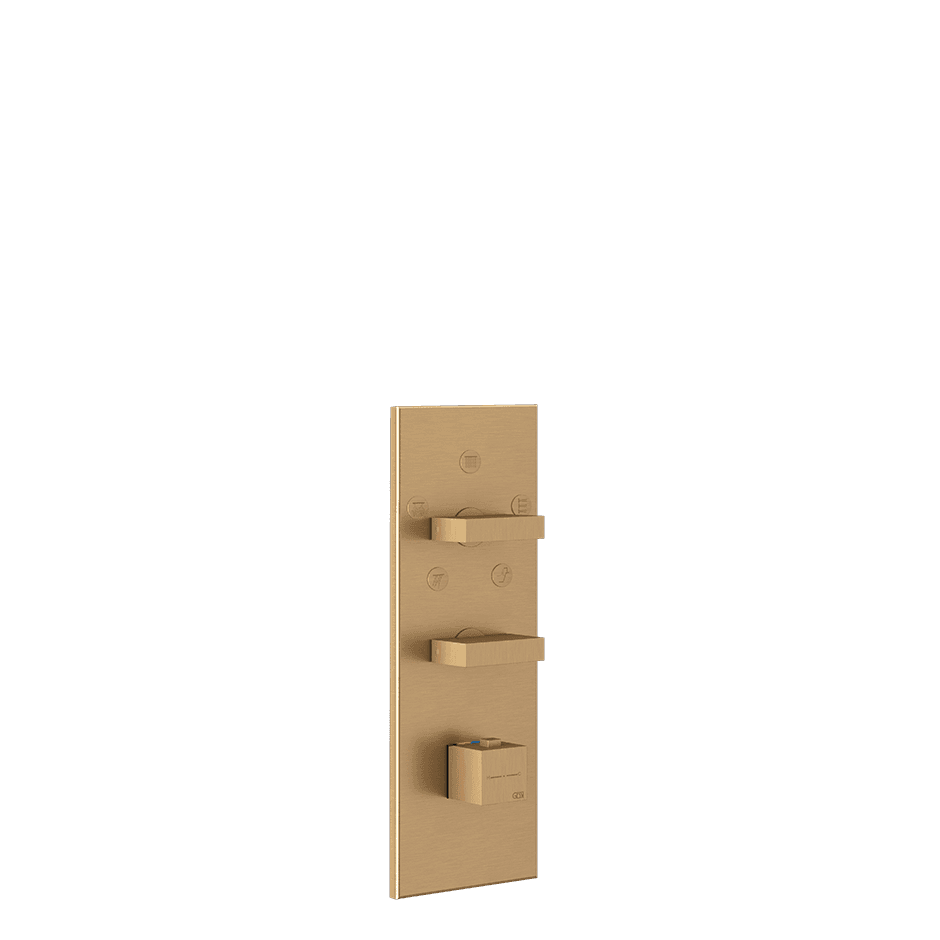 Gessi Shower Mixer 43032 in Warm Bronze Br. Pvd