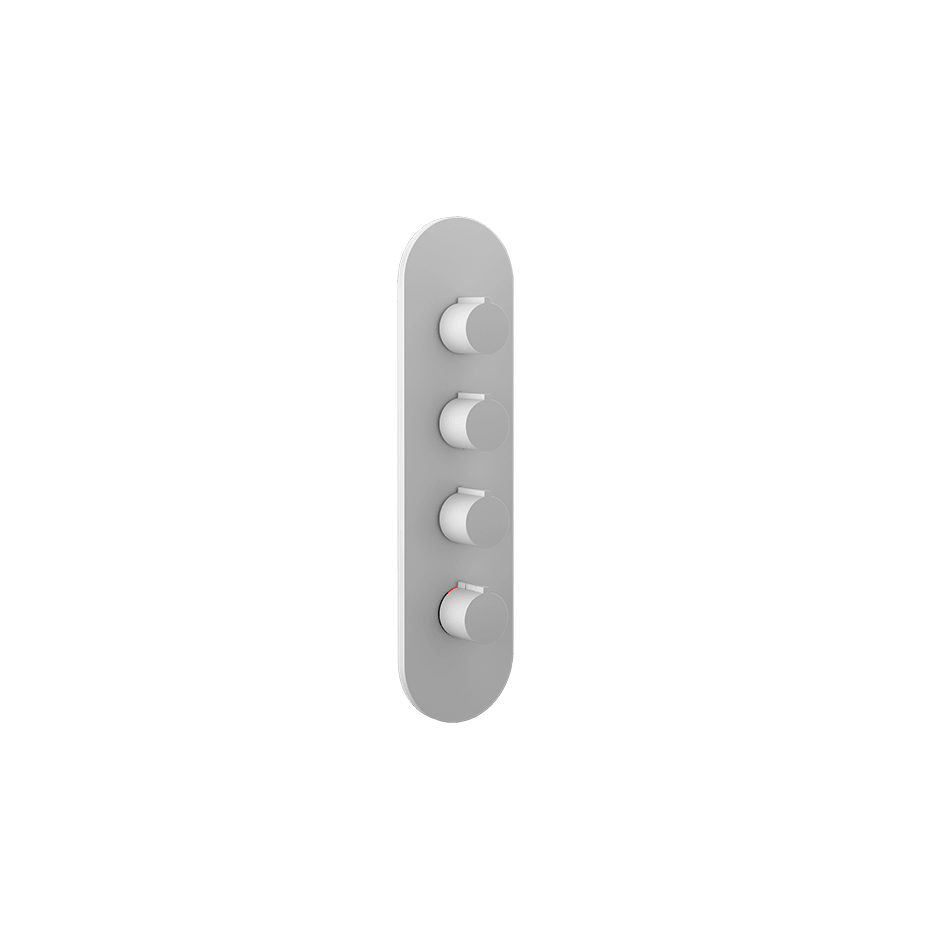 Gessi Shower Mixer 43066 in Matte White