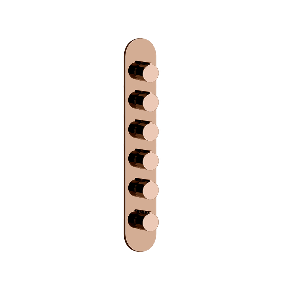 Gessi Shower Mixer 43070 in Copper Pvd