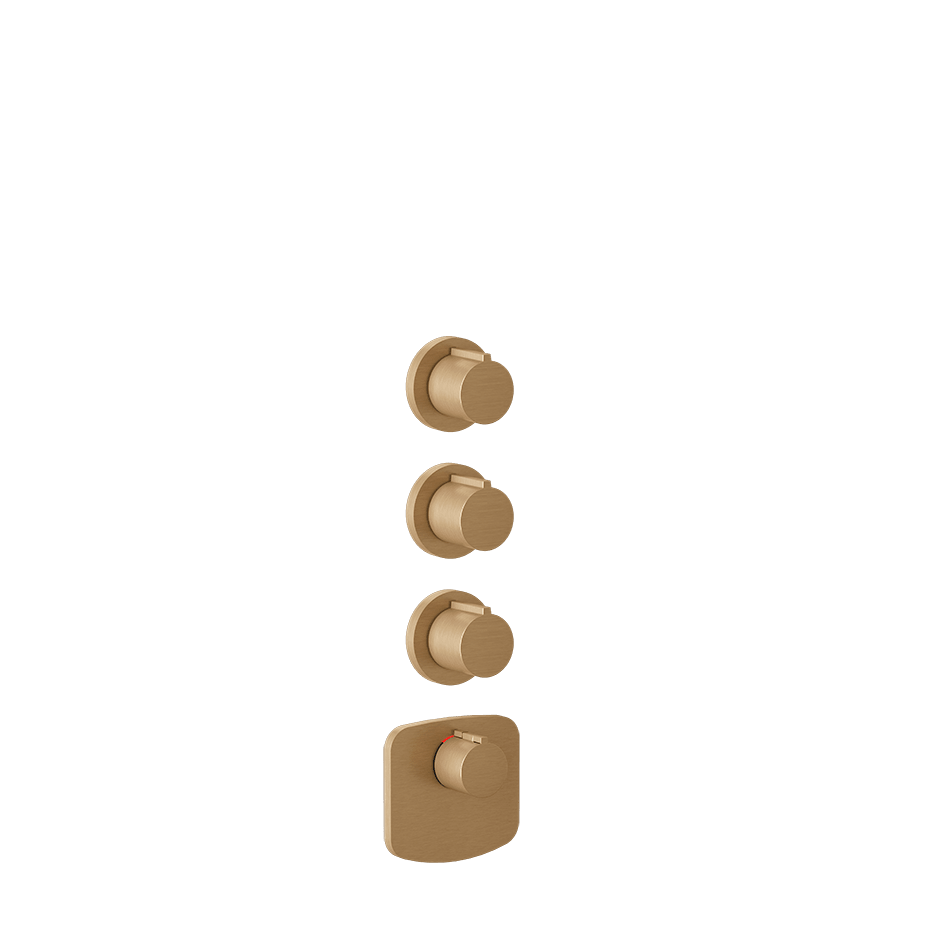 Gessi Shower Mixer 43236 in Warm Bronze Br. Pvd
