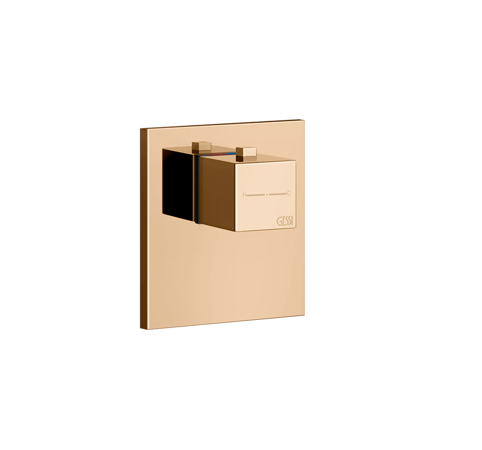 Gessi Shower Mixer 43252 in Warm Bronze Pvd