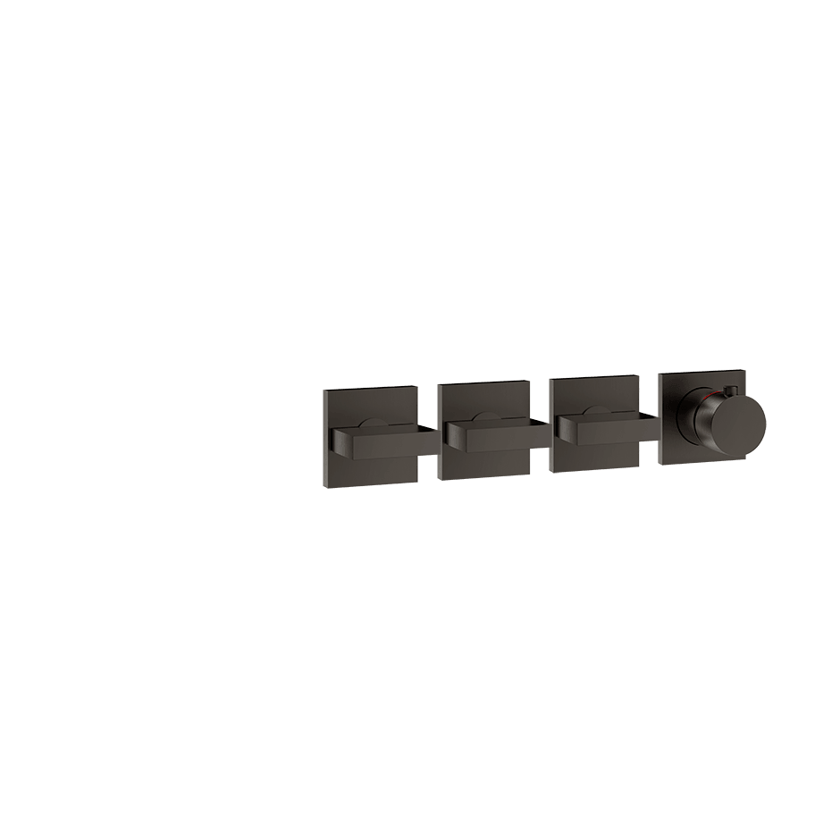 Gessi Shower Mixer 44336 in Black Metal Br. Pvd