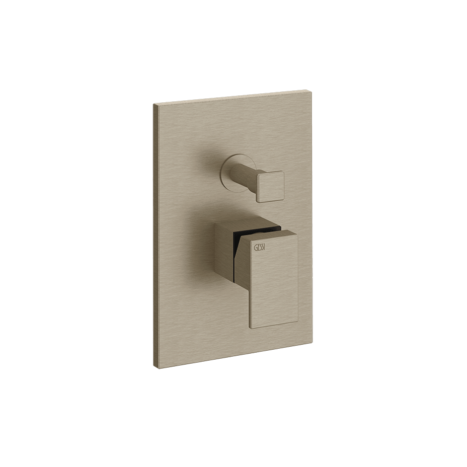 Gessi Shower Mixer 44604 in Finox Brushed Nickel