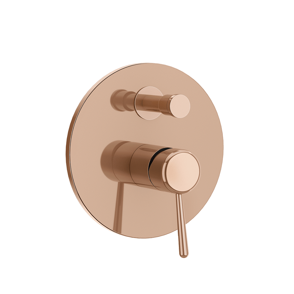 Gessi Shower Mixer 44678 in Copper Pvd