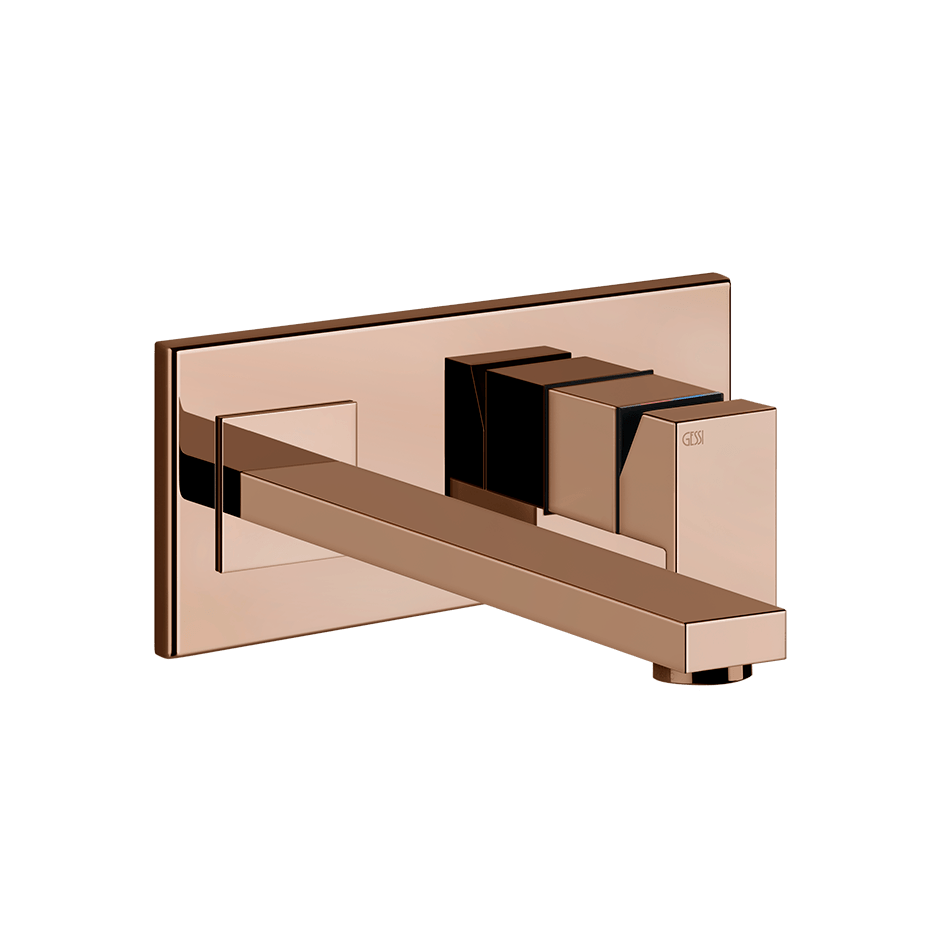 Gessi Washbasin Mixer 44838 in Copper Pvd