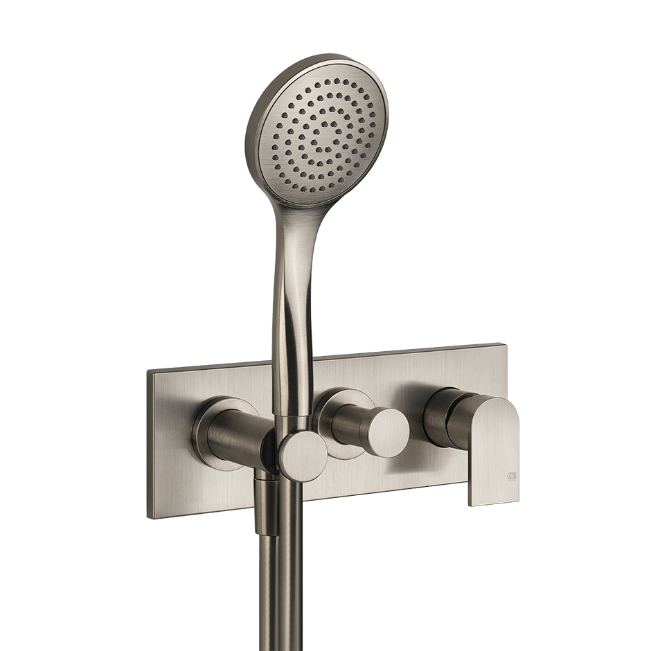 Gessi Bath Mixer 44901 in Finox Brushed Nickel