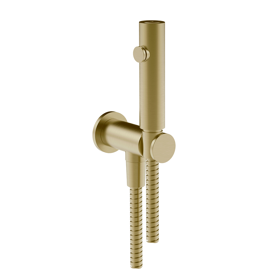 Gessi Hydrobrush 45121 in Brass Brushed Pvd