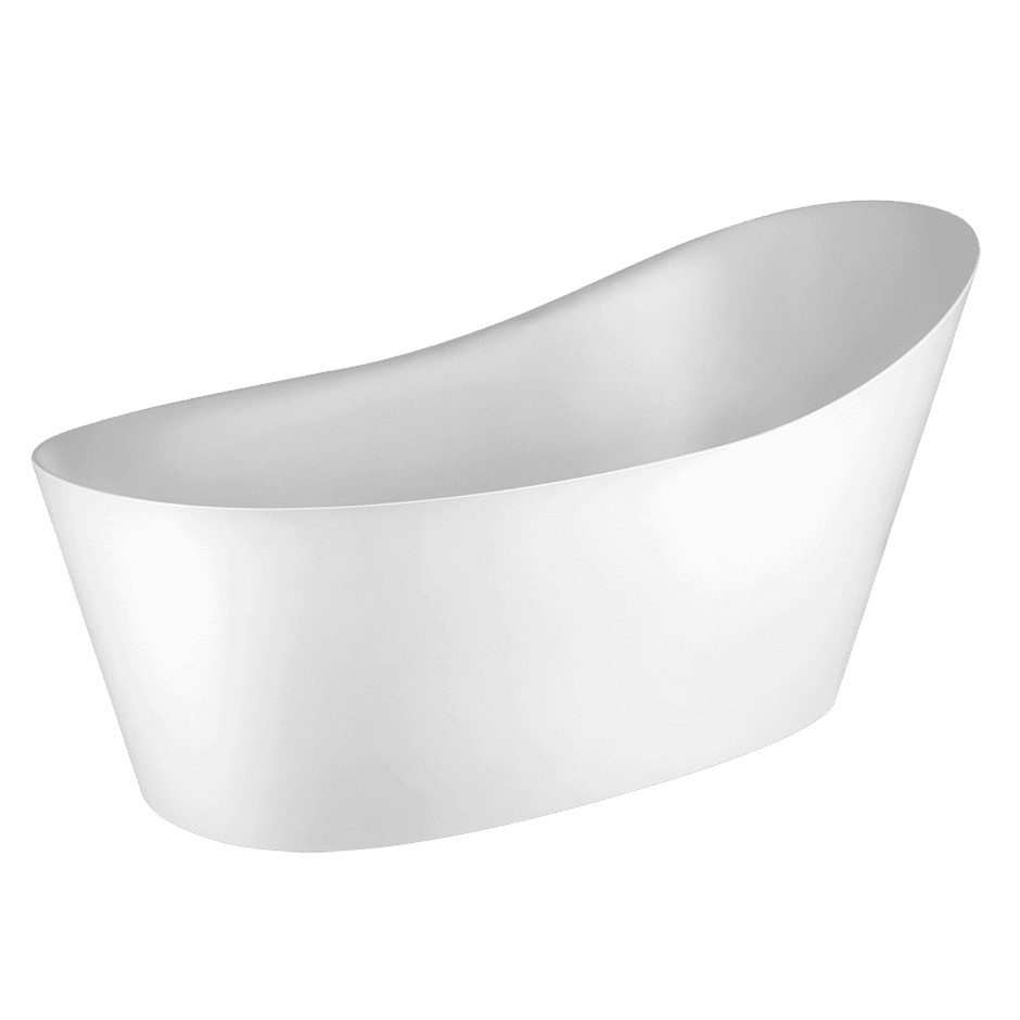 Gessi Bath 45925 in Cristalplant Matt White