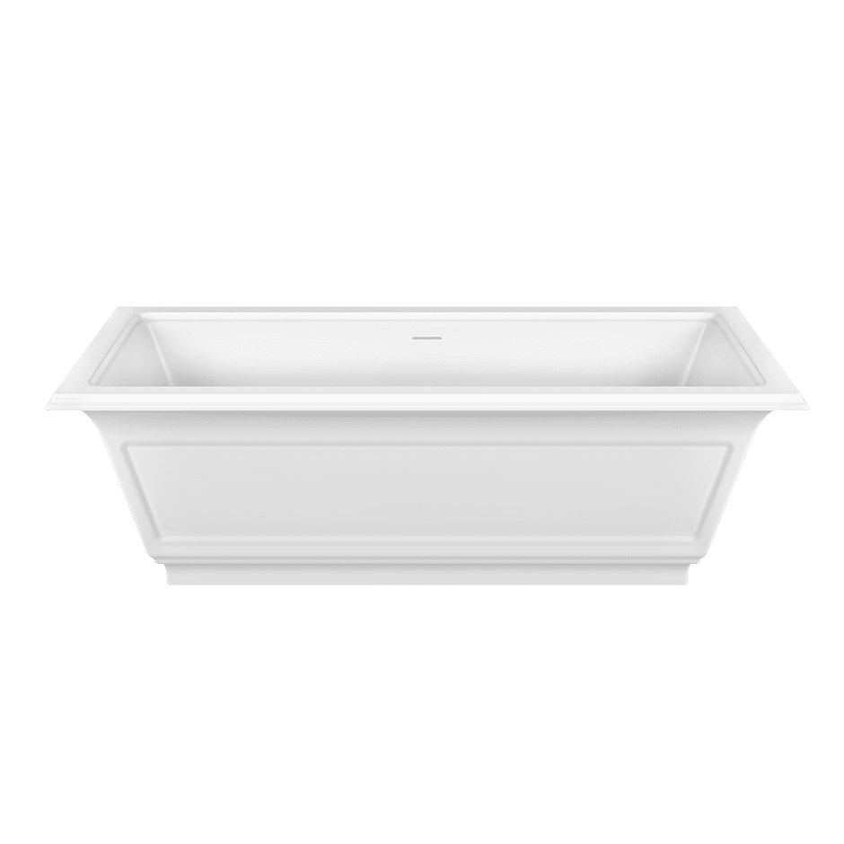 Gessi Bath 46715 in Cristalplant Matt White