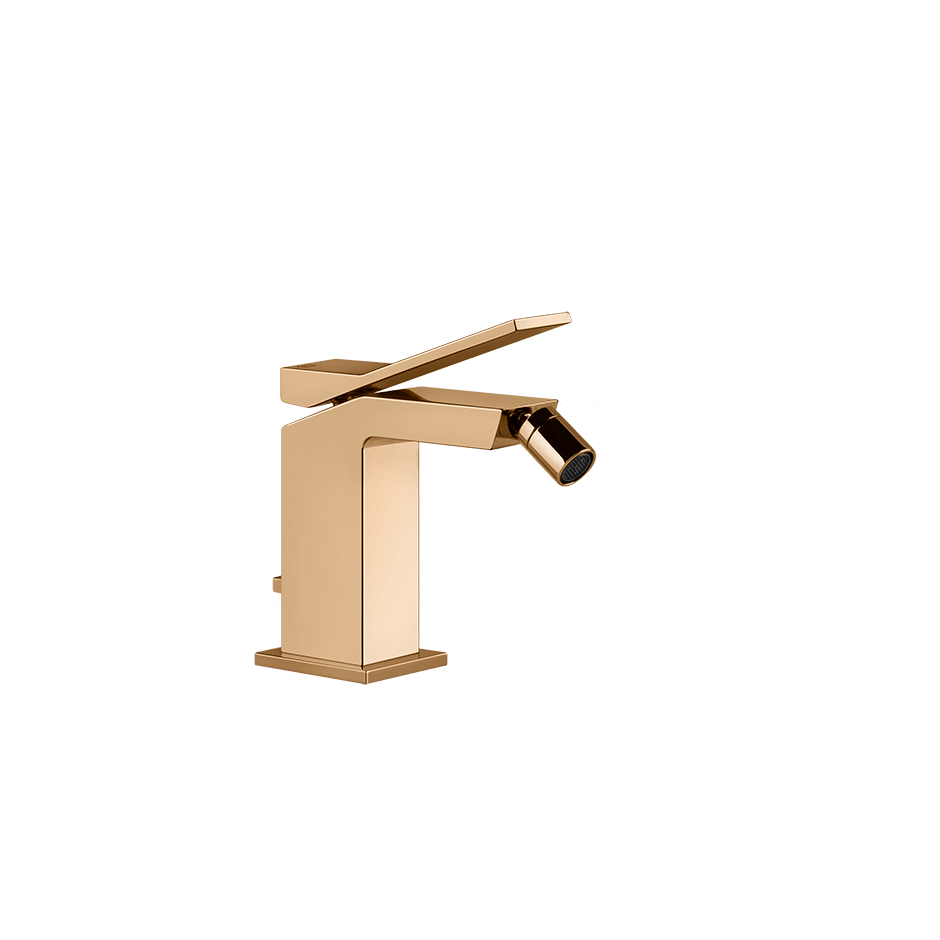 Gessi Bidet Mixer 53007 in Warm Bronze Pvd