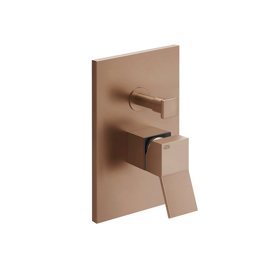 Gessi Shower Mixer 53079 in Copper Brushed Pvd