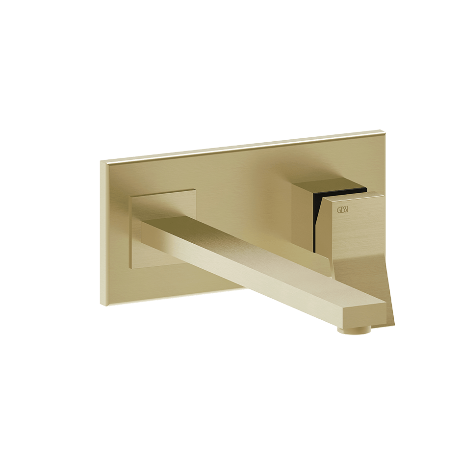 Gessi Washbasin Mixer 53090 in Brass Brushed Pvd