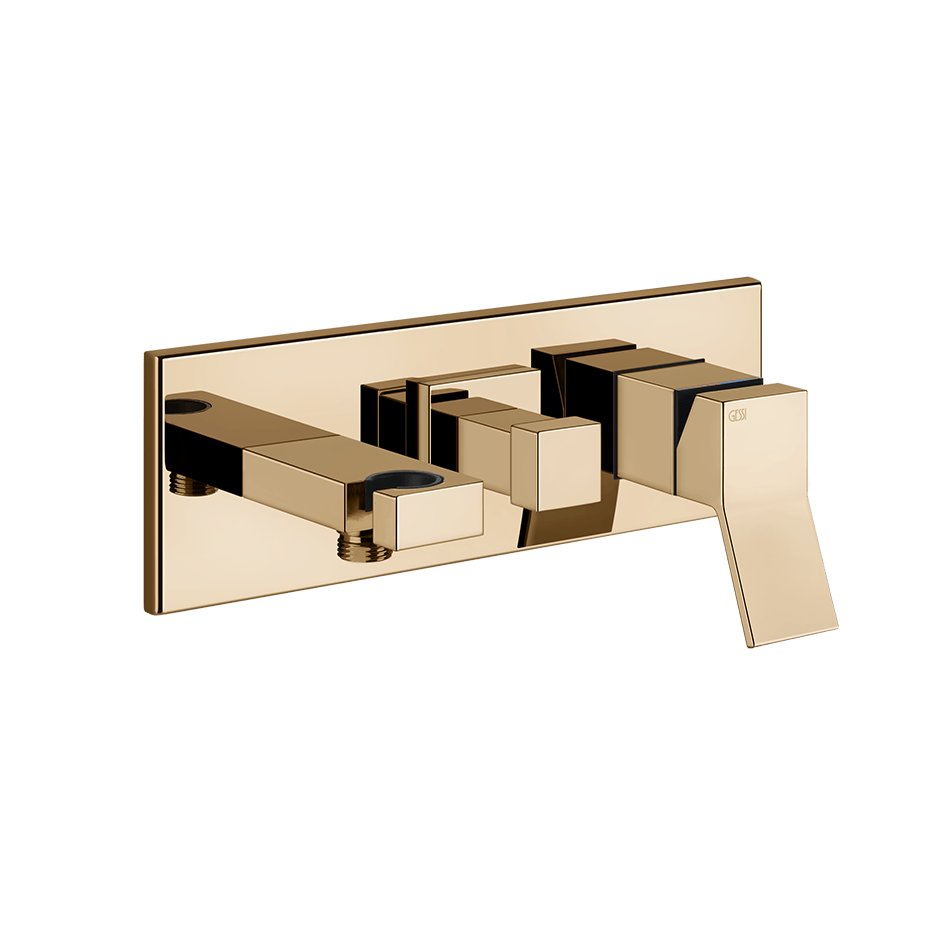 Gessi Shower Mixer 53140 in Warm Bronze Pvd