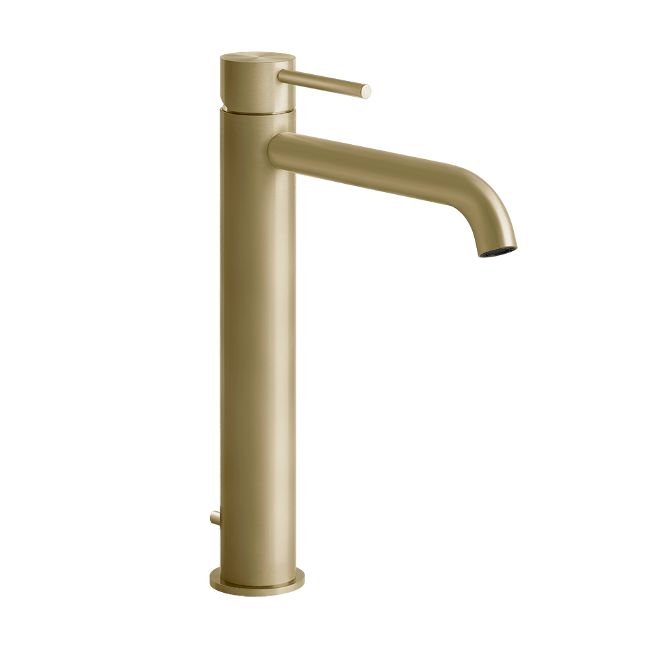 Gessi Washbasin Mixer 54003 in Brass Brushed Pvd