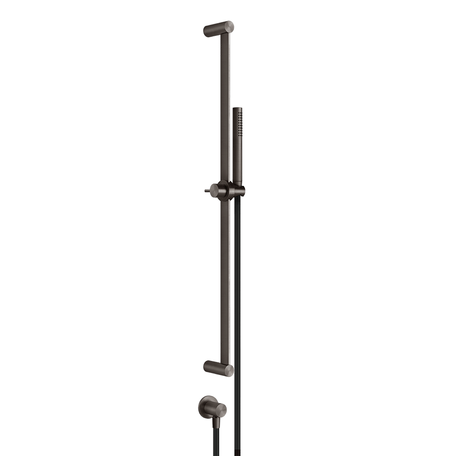 Gessi Sliding Rail 54045 in Black Metal Br. Pvd