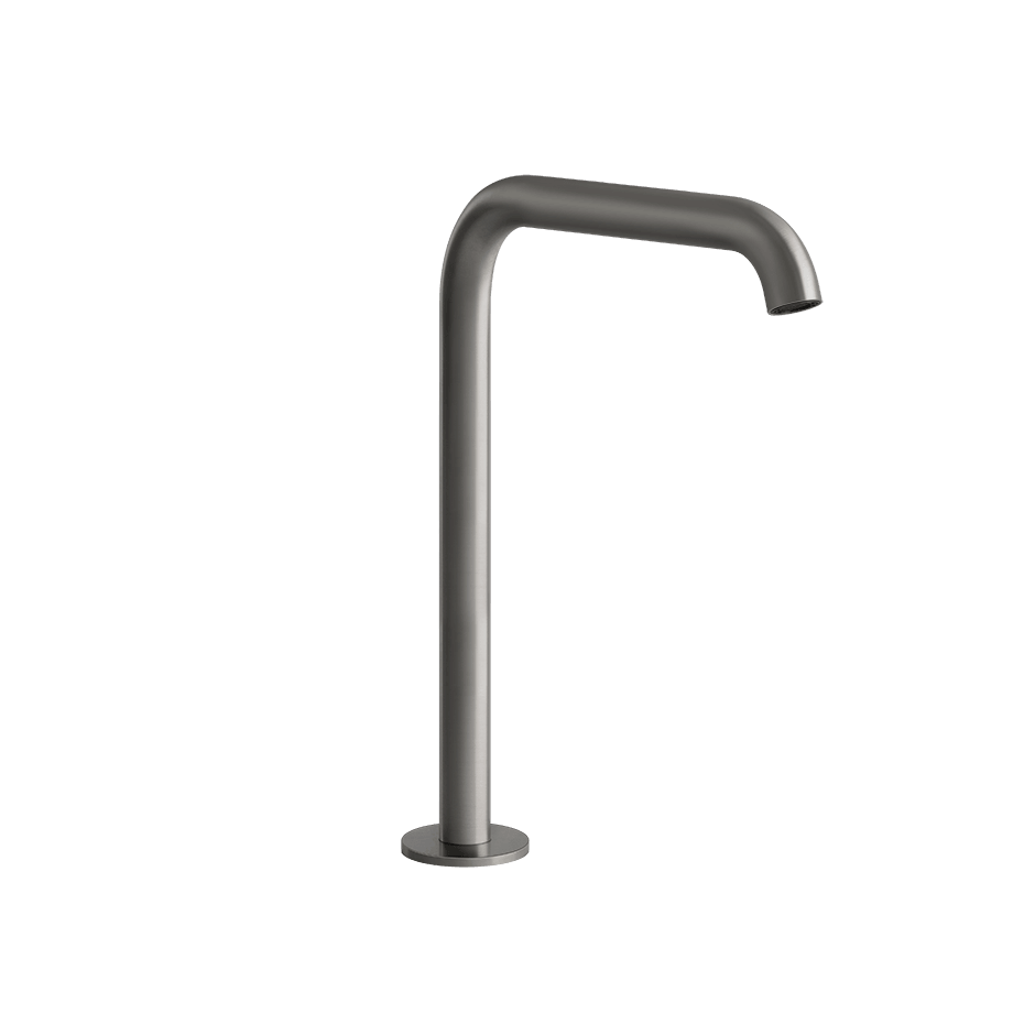 Gessi Basin Spout 54093 in Steel Brushed