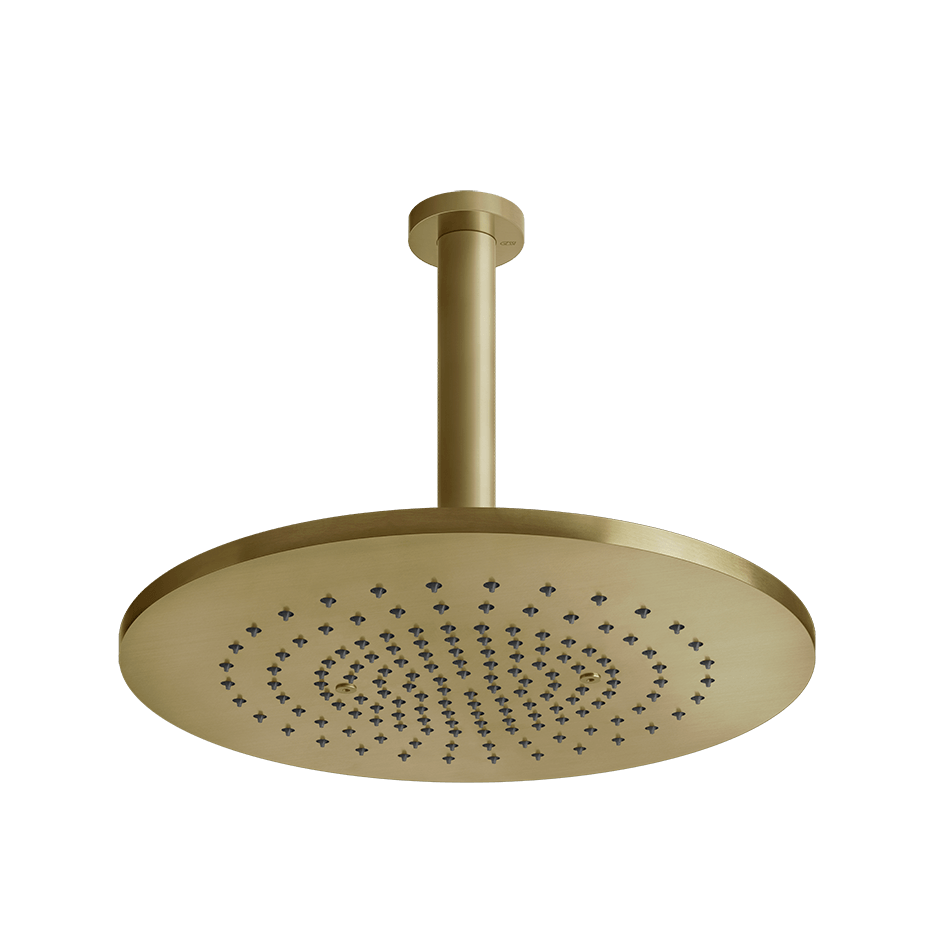 Gessi Showerhead 54152 in Brass Brushed Pvd