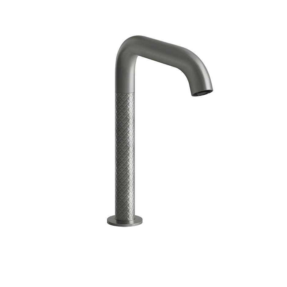 Gessi Electronic Mixer 54180 in Steel Brushed