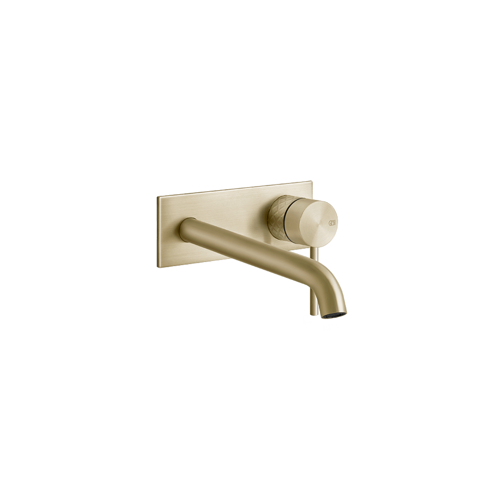 Gessi Washbasin Mixer 54190 in Brass Brushed Pvd