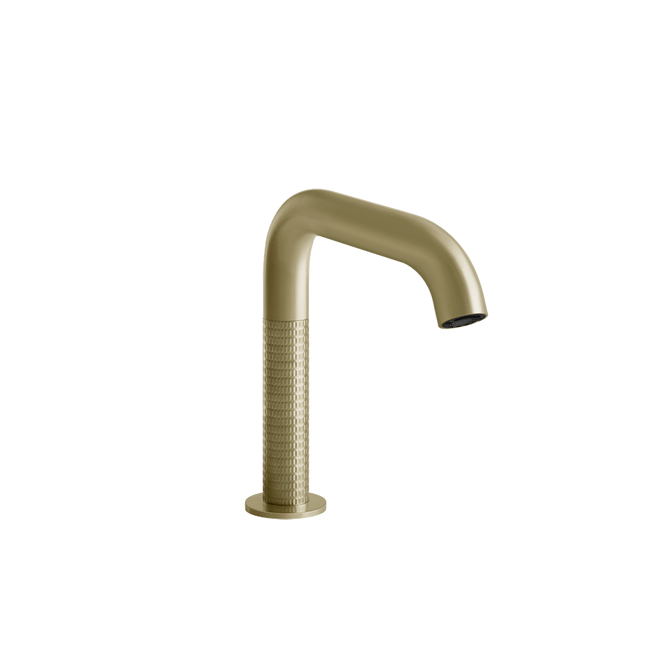 Gessi Electronic Mixer 54281 in Brass Brushed Pvd
