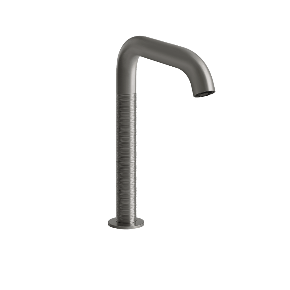 Gessi Electronic Mixer 54380 in Steel Brushed