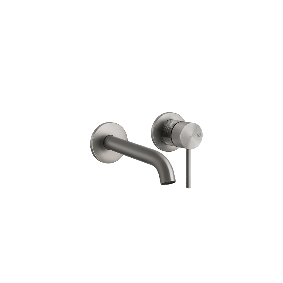 Gessi Washbasin Mixer 54383 in Steel Brushed