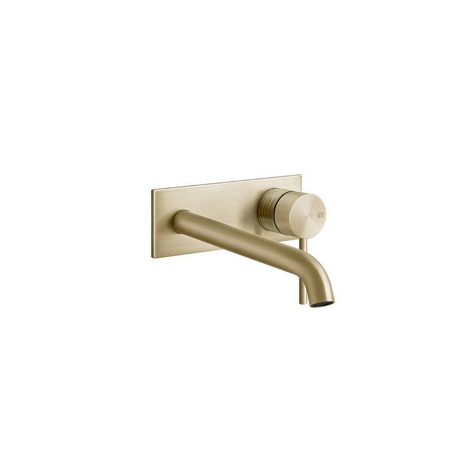 Gessi Washbasin Mixer 54390 in Brass Brushed Pvd