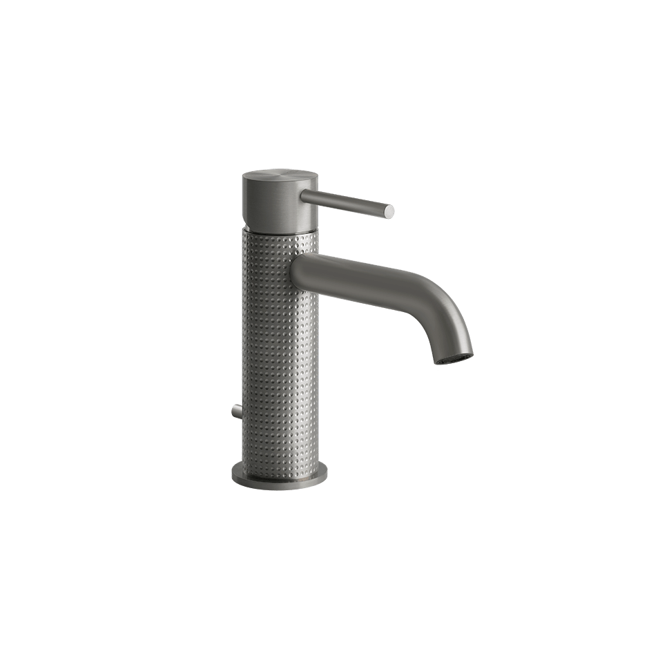 Gessi Washbasin Mixer 54401 in Steel Brushed