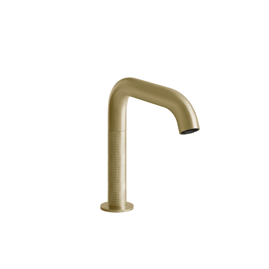 Gessi Electronic Mixer 54481 in Brass Brushed Pvd