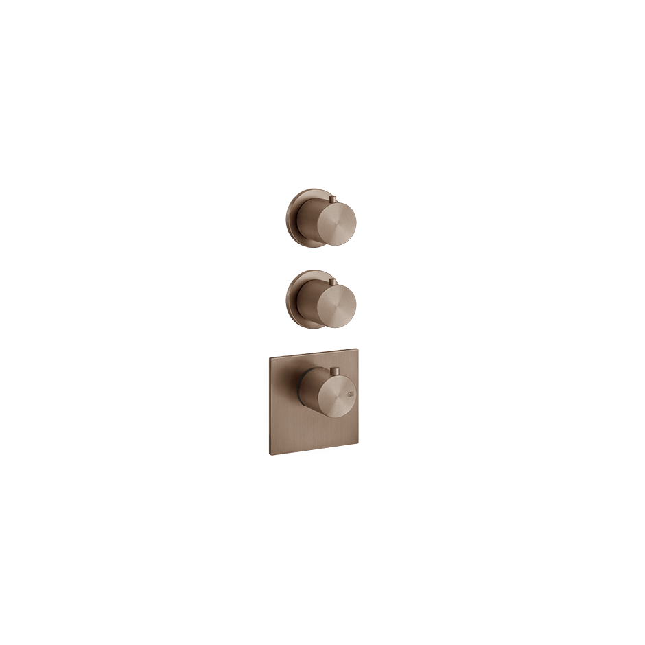 Gessi Shower Mixer 54504 in Copper Brushed Pvd