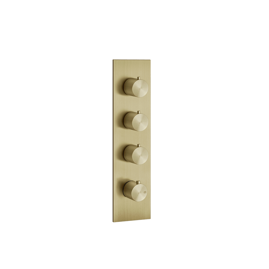 Gessi Shower Mixer 54516 in Brass Brushed Pvd
