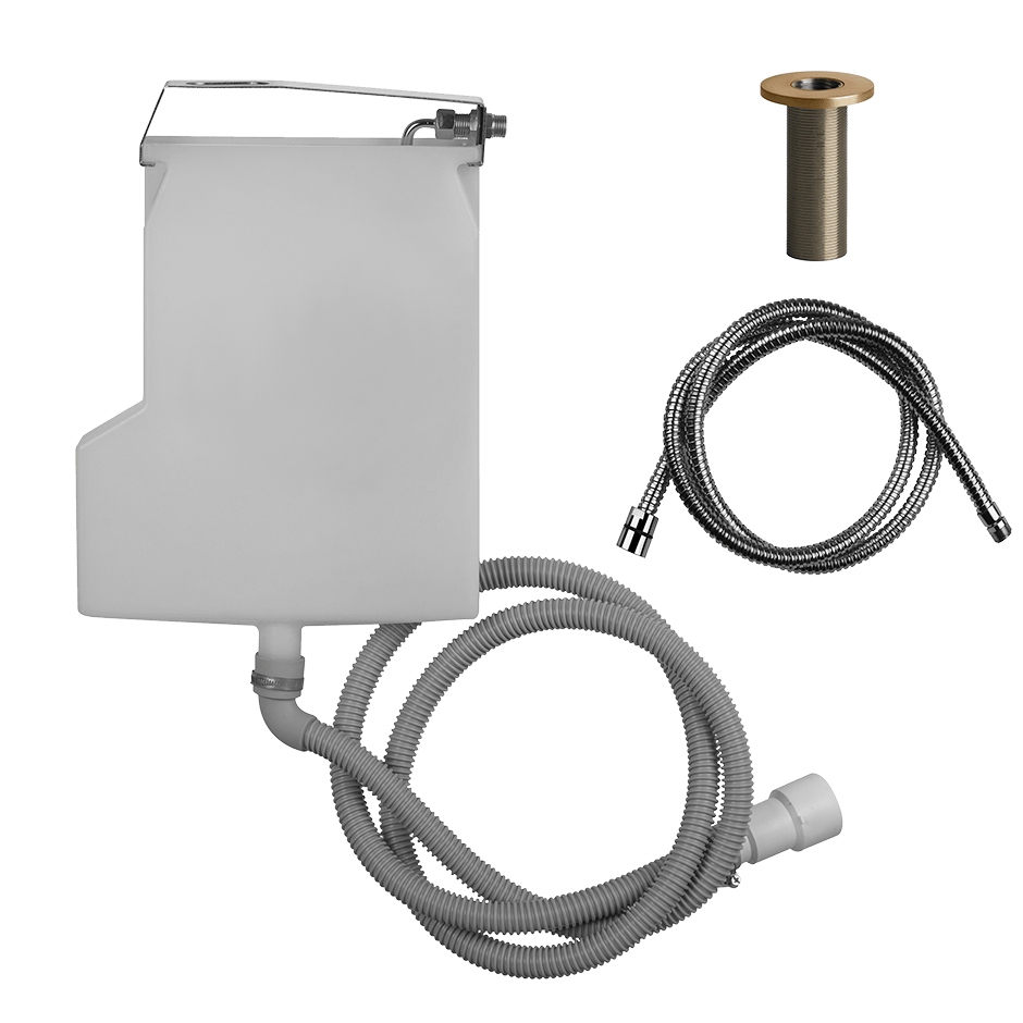 Gessi Handshower Drain Kit 54592 in Warm Bronze Br. Pvd