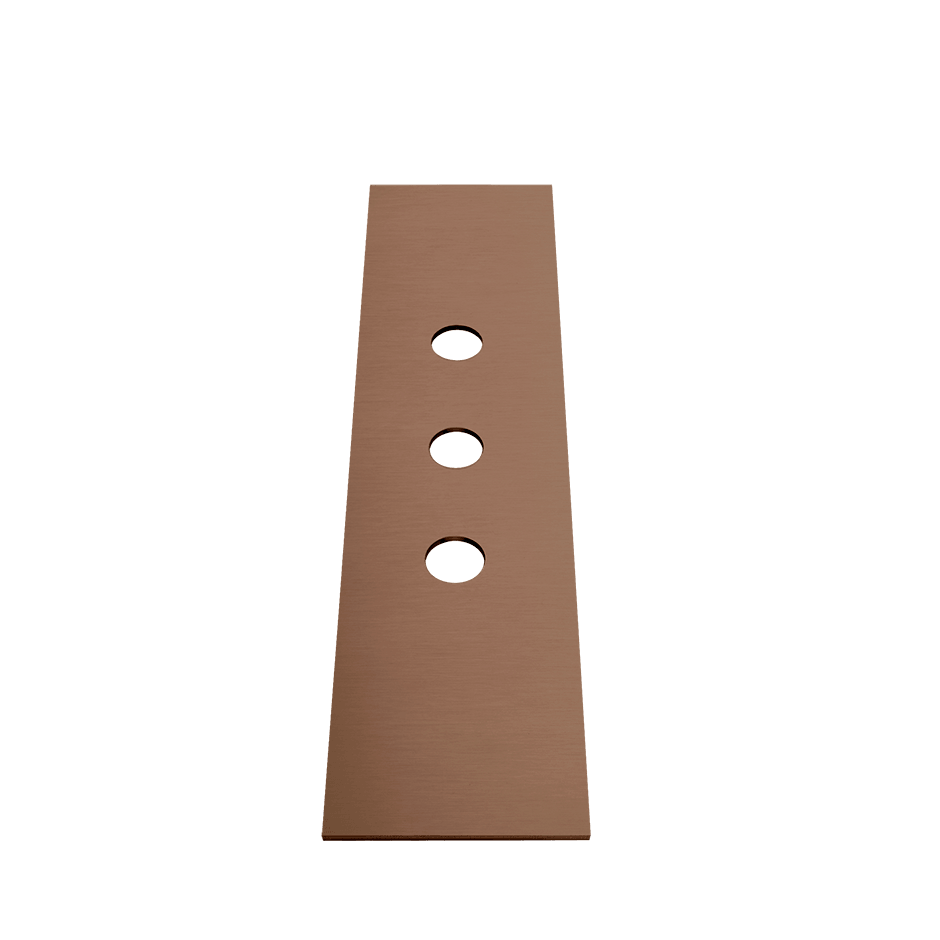 Gessi Handshower Drain Kit 54593 in Copper Brushed Pvd