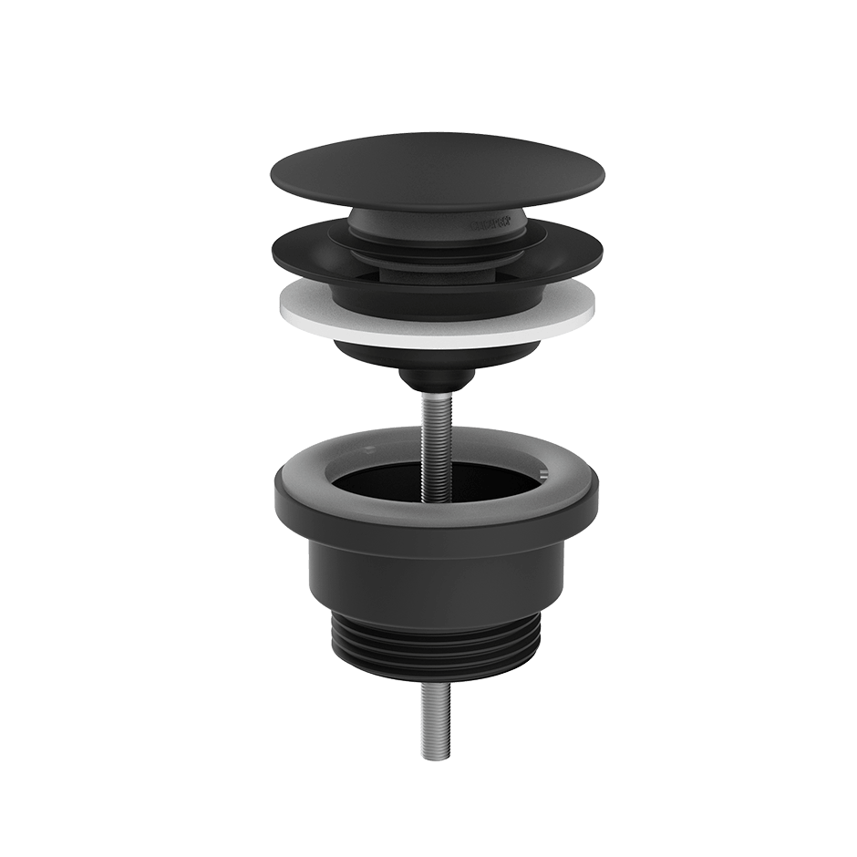 Gessi Waste 54599 in Matte Black