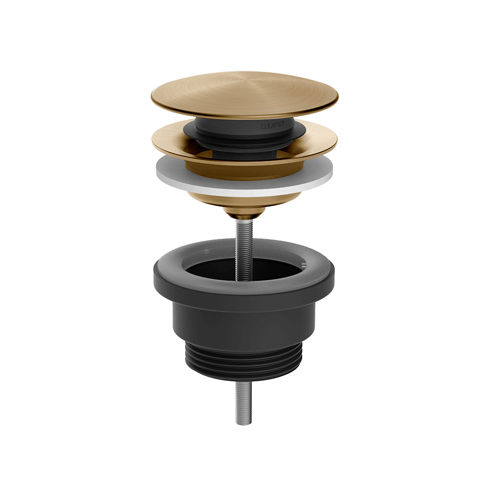 Gessi Waste 54599 in Warm Bronze Br. Pvd