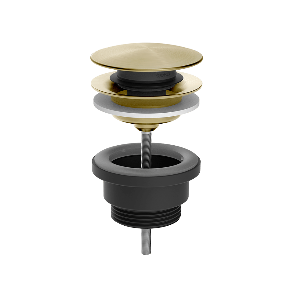 Gessi Waste 54599 in Brass Brushed Pvd
