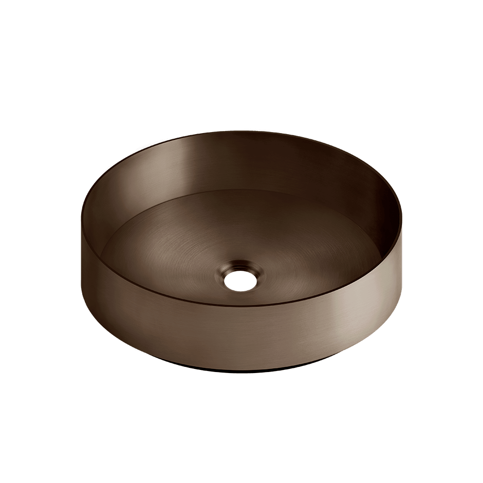 Gessi Washbasin 54601 in Coffee Bronze Brushed Pvd