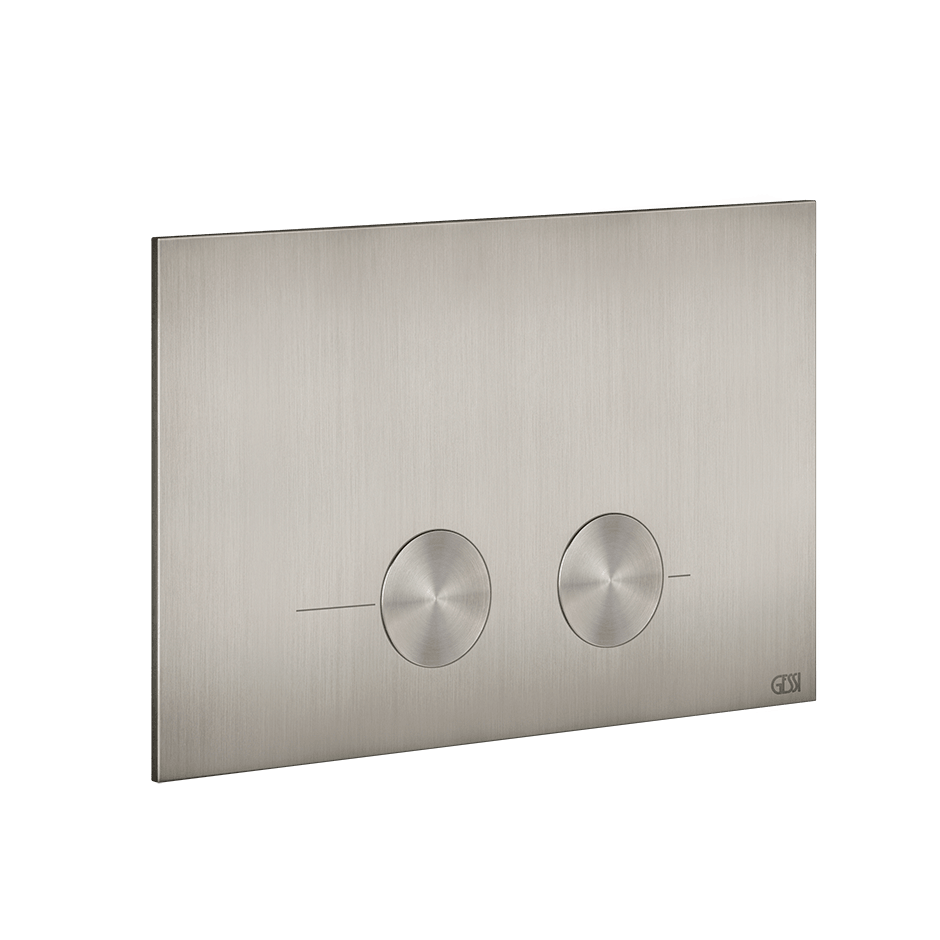Gessi Flush Plate 54611 in Steel Brushed