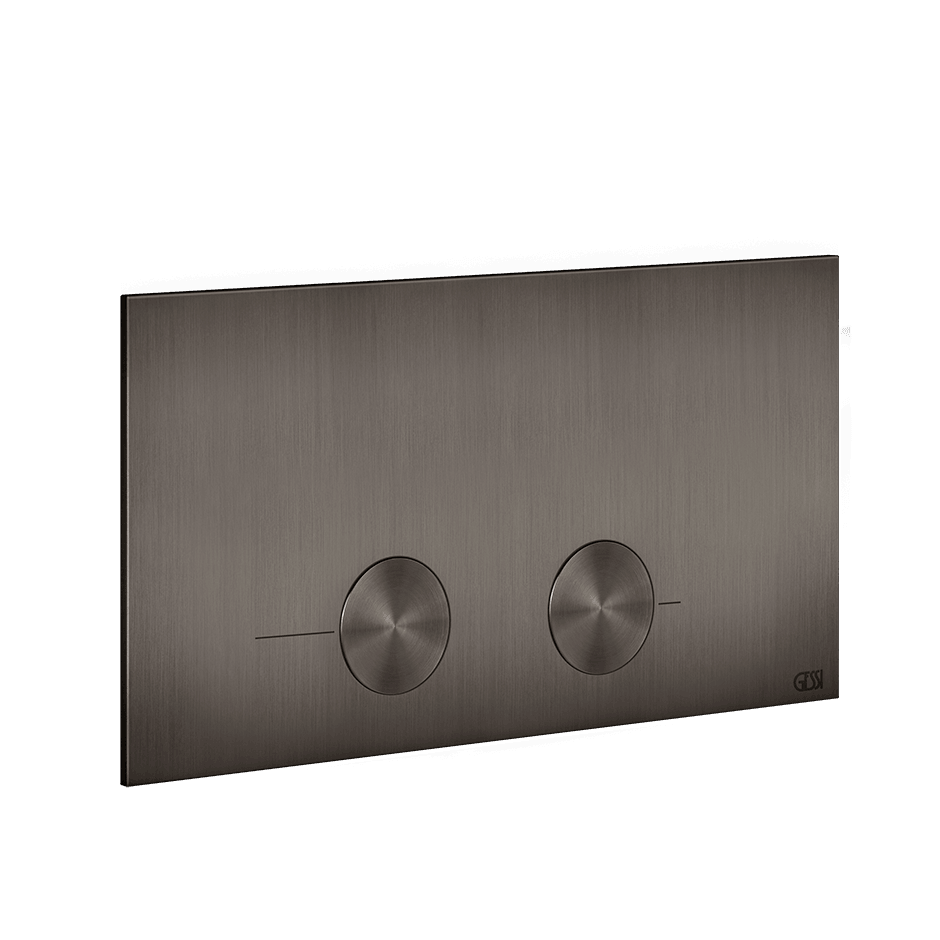 Gessi Flush Plate 54613 in Black Metal Br. Pvd