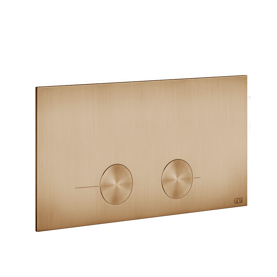 Gessi Flush Plate 54613 in Warm Bronze Br. Pvd