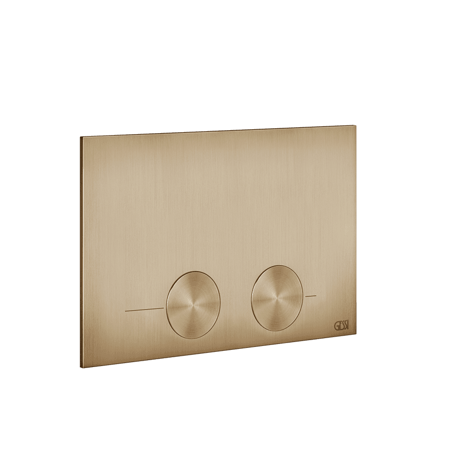 Gessi Flush Plate 54617 in Warm Bronze Br. Pvd