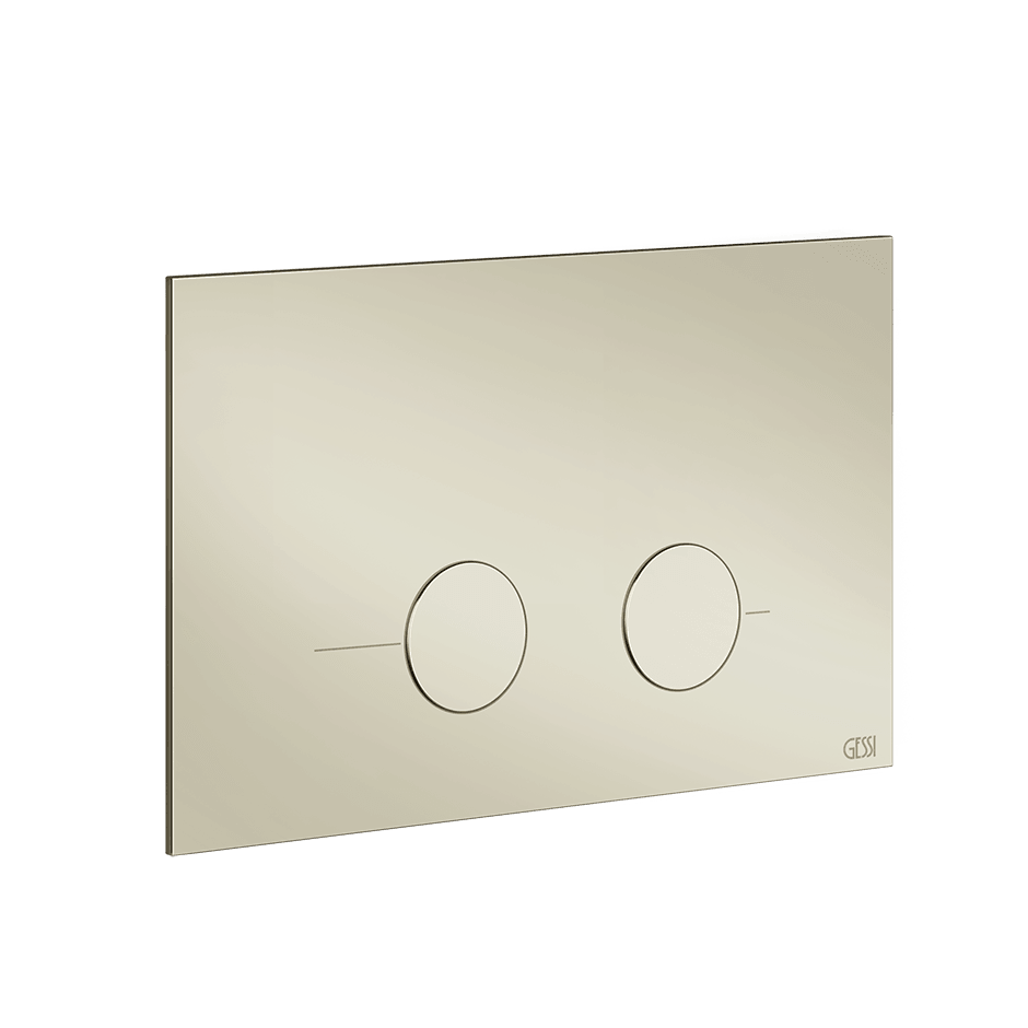 Gessi Flush Plate 54619 in Nickel Pvd