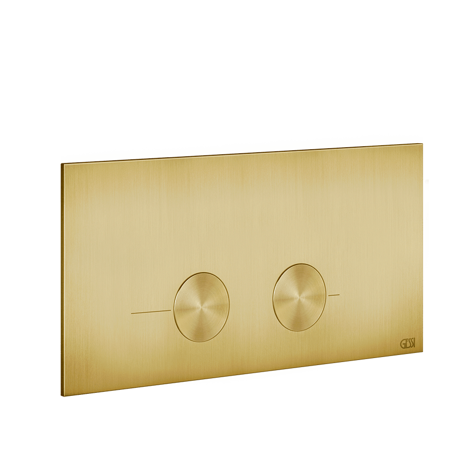 Gessi Flush Plate 54621 in Gold Brushed Pvd