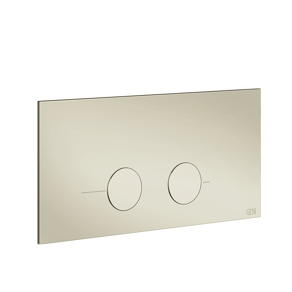 Gessi Flush Plate 54621 in Nickel Pvd
