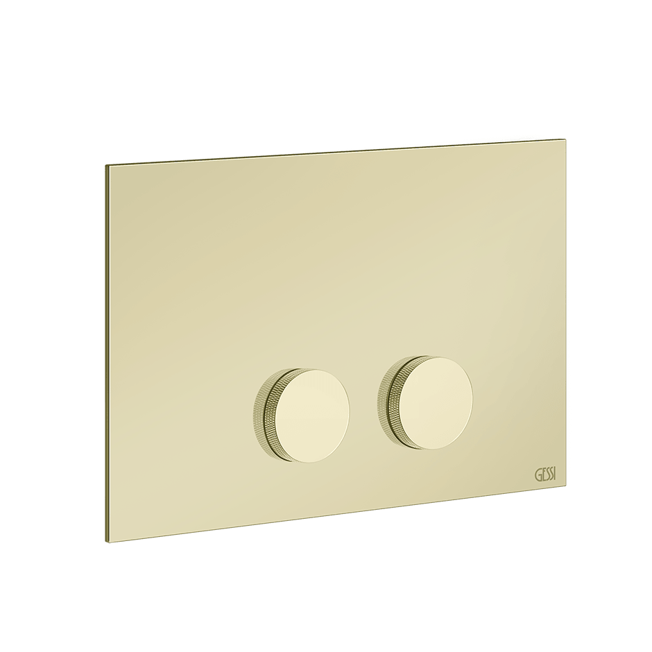 Gessi Flush Plate 54623 in Brass Pvd