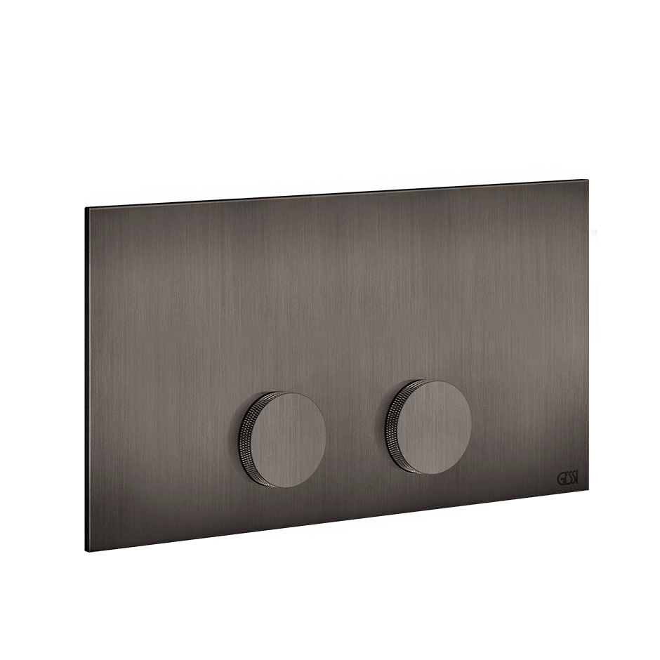 Gessi Flush Plate 54625 in Black Metal Br. Pvd