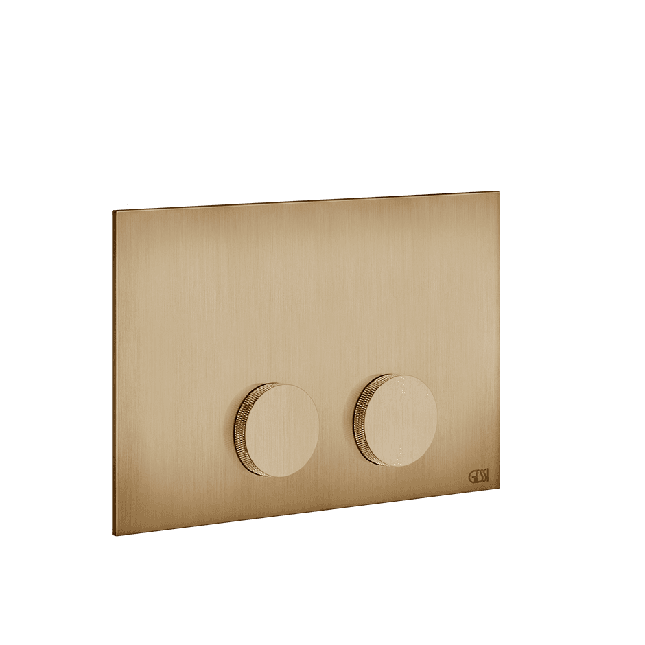 Gessi Flush Plate 54627 in Warm Bronze Br. Pvd